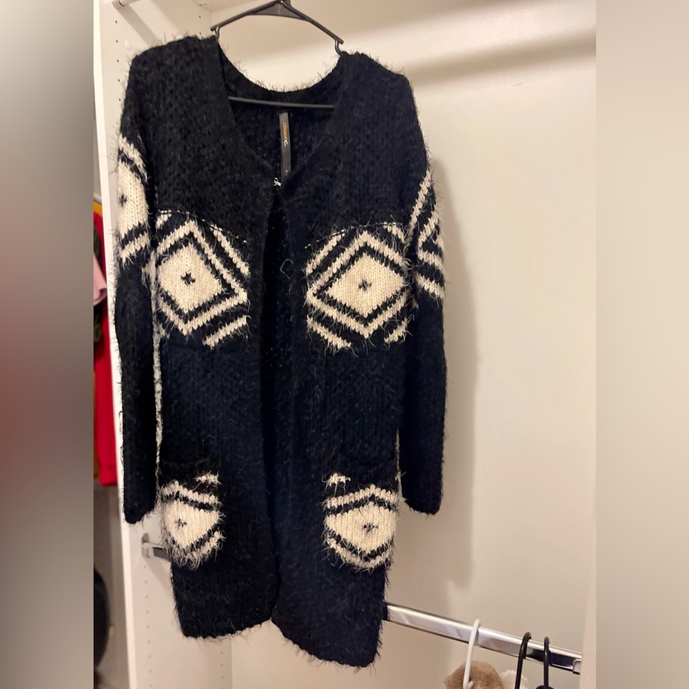Black & White Cardigan